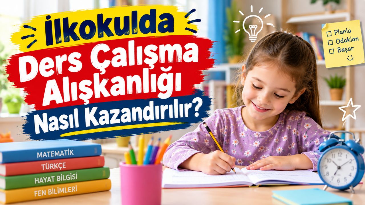 Ankara İlkokul Özel Ders ile Ders Çalışma Alışkanlığı Kazandırın