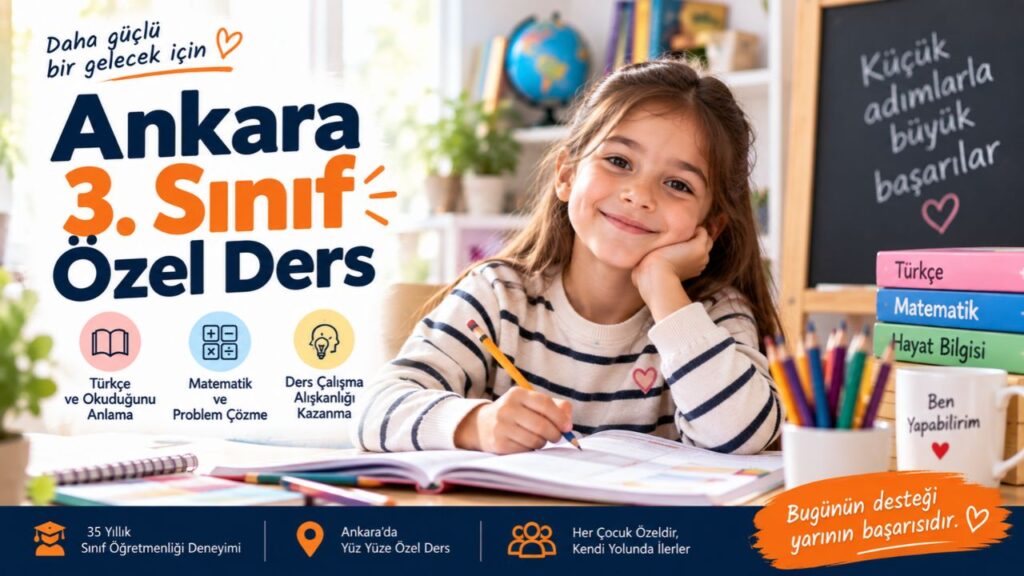 Ankara 3. Sınıf Özel Ders